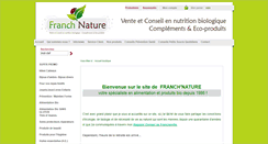 Desktop Screenshot of franchnature.com